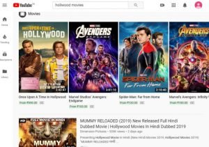 Youtube-hollywood-movies