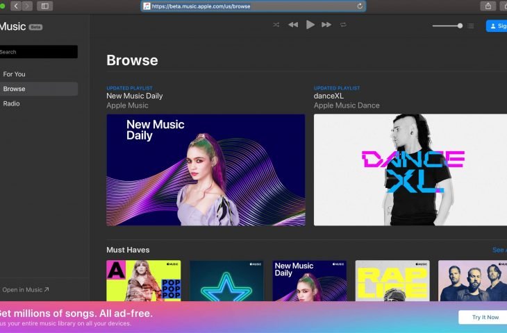 Photo of Apple Music now available in an official web app