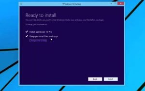 Windows 10 installation media tool