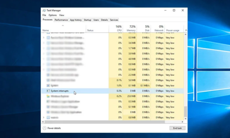 How To Fix System Interrupts High CPU Usage